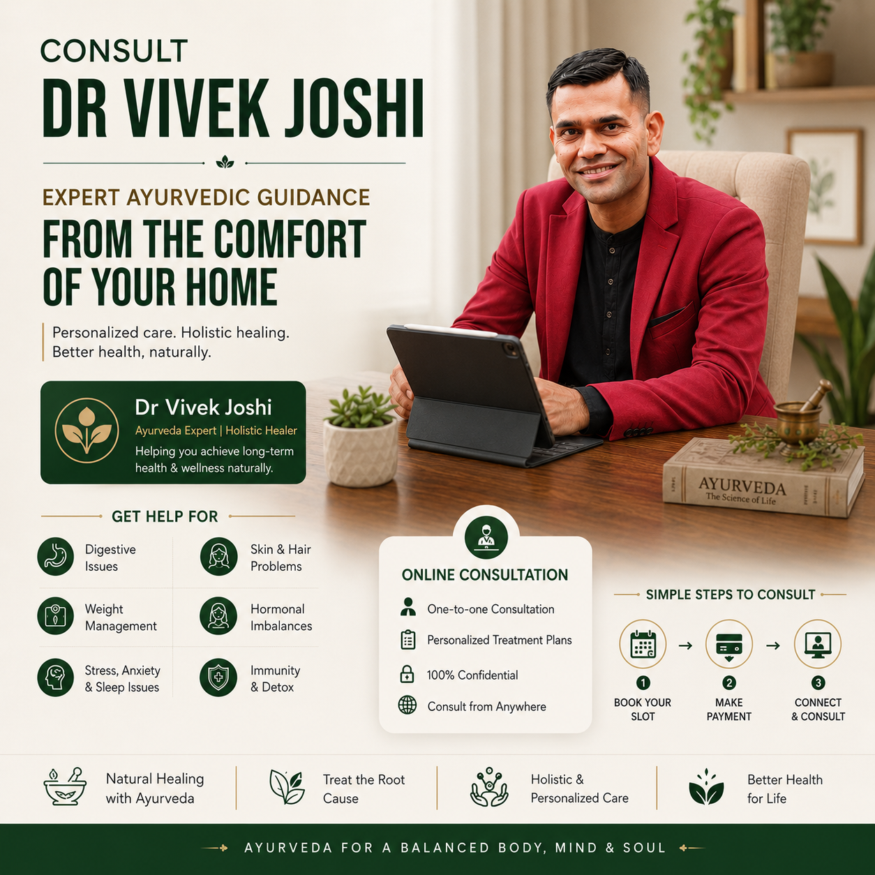 Video Consultation with Dr. Vivek Joshi